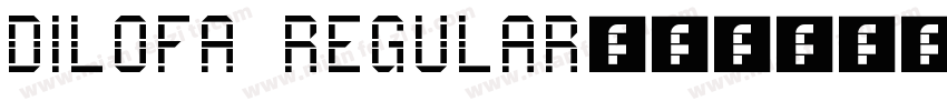 DILOFA REGULAR字体转换